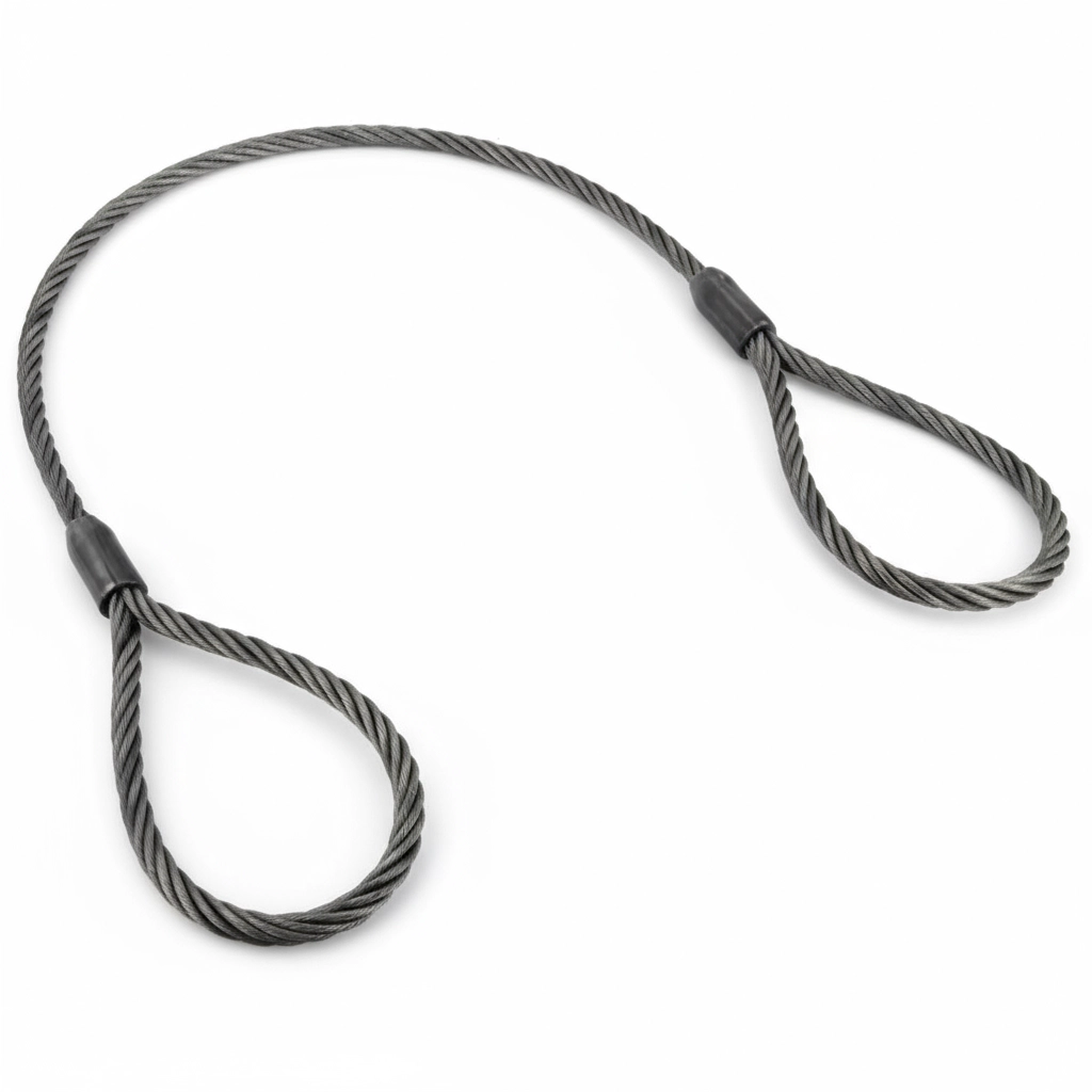 Строп канатный петлевой УСК1, СКП-5.6т 1м (опрессовка)