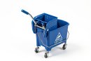 Ведро на колесах 20 л, синее, пластиковый отжим - H0110(B)
