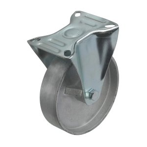 FCss 54 - Большегрузное чугунное колесо без резины 125 мм (неповорот., площадка, светл. обод.)