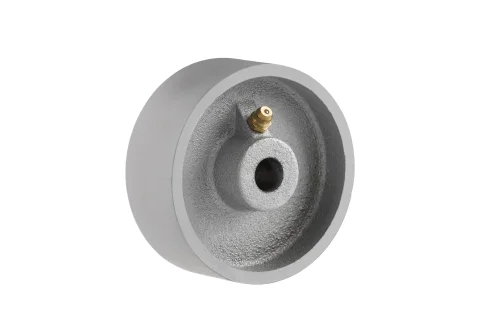 HTd 125 - Термостойкое чугунное колесо без крепления, 125 мм, 180 кг, до 300 °С